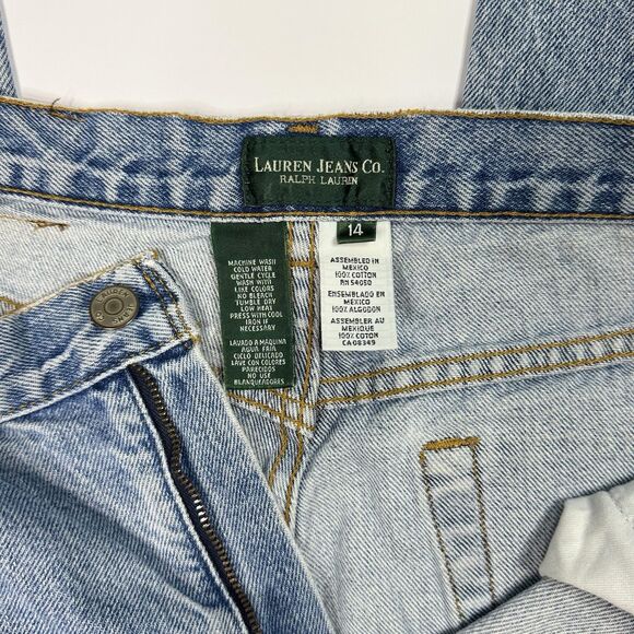 Lauren Ralph Lauren Women's Boyfriend Jeans Size 14 Denim Casual Y2K - Picture 5 of 8